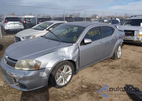 2013 Dodge Avenger Sxt from USA, damaged, VIN 1C3CDZCB3DN552561
